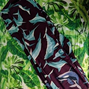 LulaRoe NWOT OS sea creatures leggings